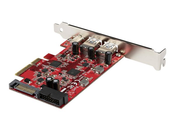 StarTech.com Scheda PCIe a 5 porte USB - Scheda PCIe USB 3.1 Gen 2 10Gbps con 1x USB-C e 2x USB-A -