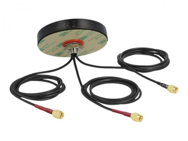Delock LTE MIMO Dual Band WLAN 802.11 ac/ax/a/h/b/g/n Antenna - Antenne - Smart Home - 3 dBi (für 24