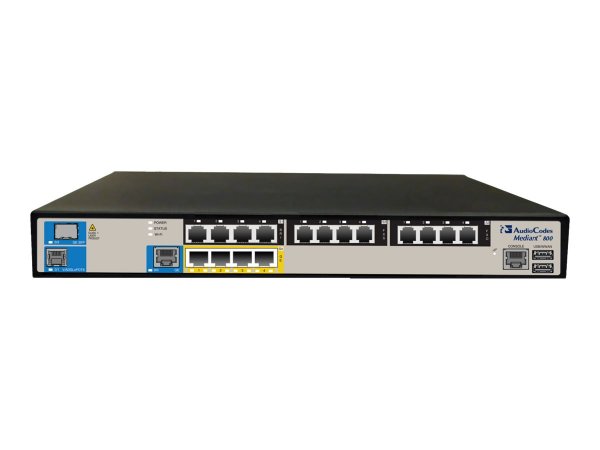 AudioCodes Mediant 800 SBC - HTTPS - SRTP - SSH - TLS - RADIUS - 10,100,1000 Mbit/s - 345 mm - 320 m