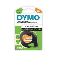 Dymo Etichette LT in tessuto stirabile - Nero su bianco - Nylon - Belgio - DYMO - LetraTag 100T - Le