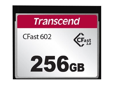 Transcend TS256GCFX602 - 256 GB - CFast 2.0 - 500 MB/s - 350 MB/s - Nero