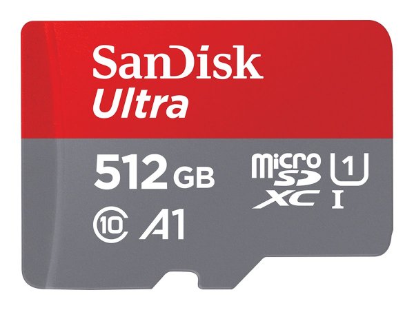 SanDisk Ultra - 512 GB - MicroSDXC - Classe 10 - UHS-I - 150 MB/s - Class 1 (U1)