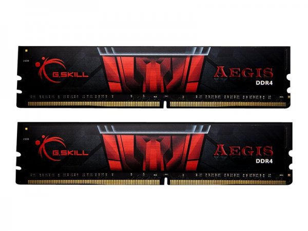 G.Skill Aegis - 16 GB - 2 x 8 GB - DDR4 - 3000 MHz - 288-pin DIMM - Nero