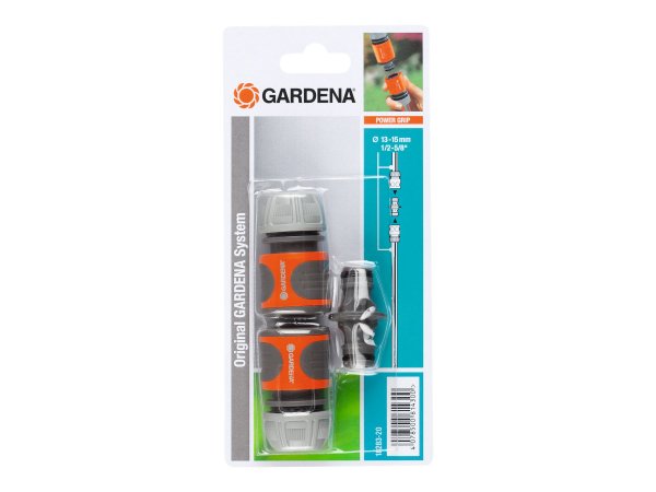 Gardena 18283-20 - Connettore per tubo - Grigio - Arancione - Argento