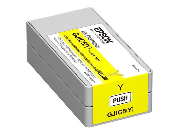 Epson GJIC5(Y): Ink cartridge for ColorWorks C831 (Yellow) (MOQ=10) - Inchiostro a base di pigmento