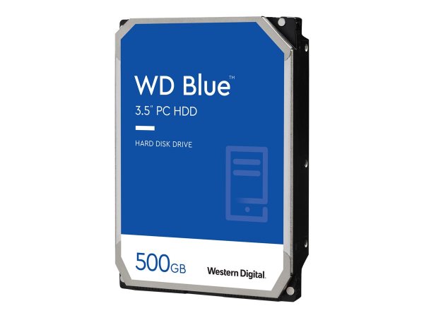 WD Blue WD5000AZLX 3,5" SATA 500 GB - Disco rigido - 7200 rpm 2 Ms - Internamente