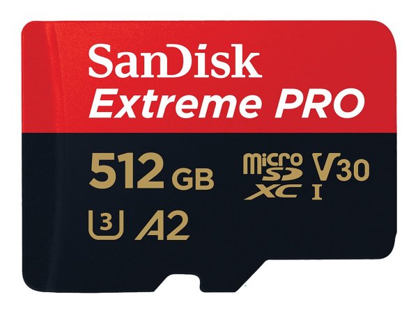 SanDisk Extreme PRO - 512 GB - MicroSDXC - Classe 10 - UHS-I - 200 MB/s - 140 MB/s