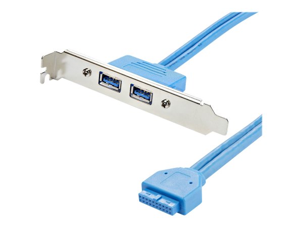 StarTech.com Adattatore piastra slot USB 3.0 A femmina 2 porte - IDC - USB 3.2 Gen 1 (3.1 Gen 1) - B