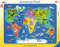 Ravensburger 00.006.641 - Puzzle con formine - 30 pezzo(i) - Mappe - Prescolare - 4 anno/i