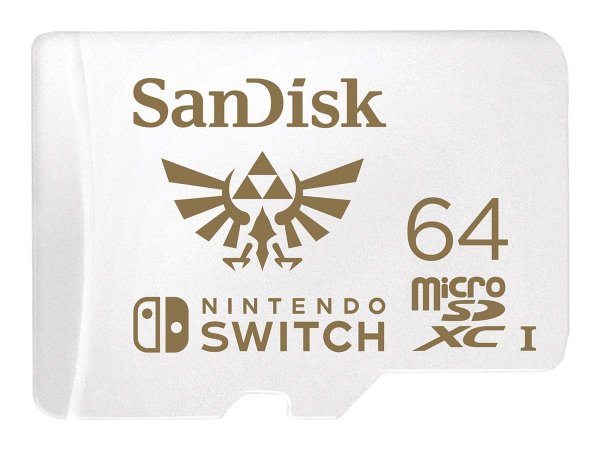 SanDisk SDSQXAT-064G-GNCZN - 64 GB - MicroSDXC - 100 MB/s - 60 MB/s - Class 3 (U3) - Rosso - Bianco