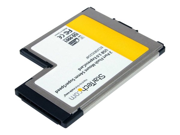 StarTech.com Adattatore scheda ExpressCard SuperSpeed USB 3.0 da 54 mm a scomparsa a 2 porte con sup