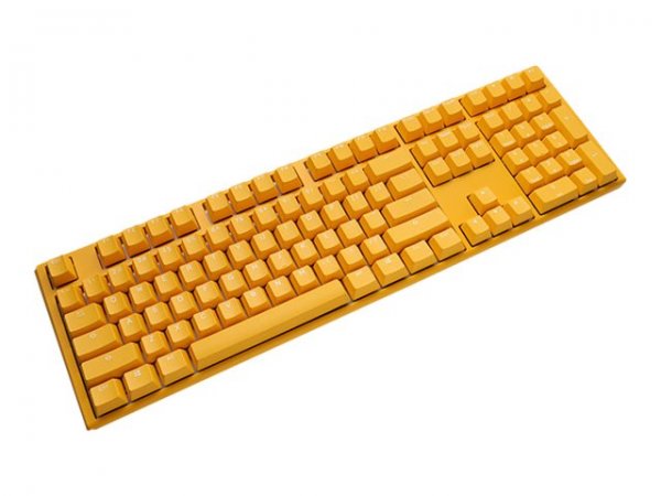 Ducky One 3 Yellow - Full-size (100%) - USB - Interruttore a chiave meccanica - LED RGB - Giallo