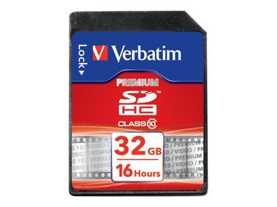 Verbatim Premium - 32 GB - SDHC - Classe 10 - 10 MB/s - 10 MB/s