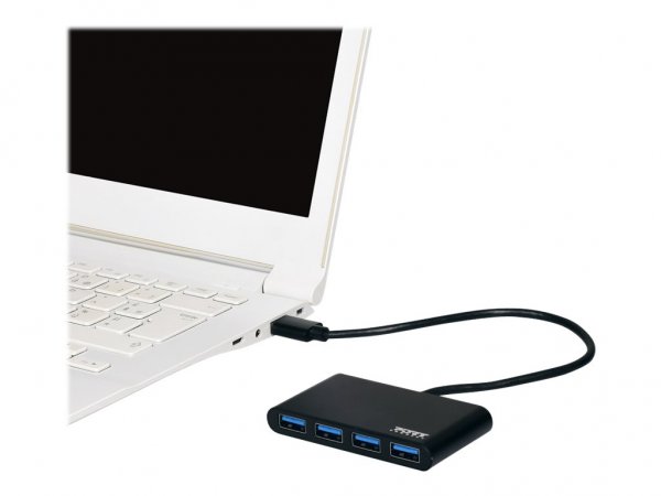 PORT Designs 900121 - USB 3.2 Gen 1 (3.1 Gen 1) Type-A - USB 3.2 Gen 1 (3.1 Gen 1) Type-A - 5000 Mbi
