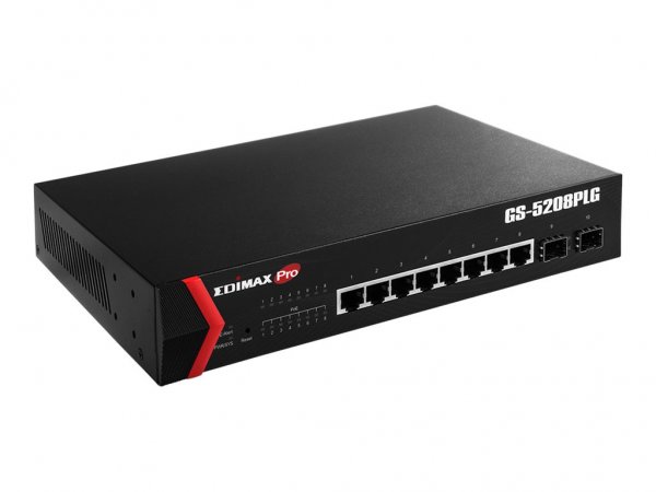 Edimax GS-5208PLG V2 - Gestito - Gigabit Ethernet (10/100/1000) - Supporto Power over Ethernet (PoE)