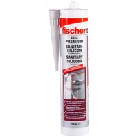 fischer 512209 - 310 ml - Sigillante in silicone - Adatto per uso interno - Grigio - 1 pz