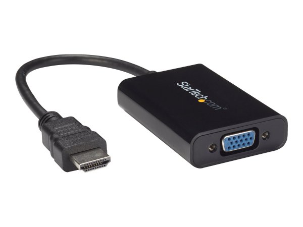 StarTech.com HDMI to VGA Video Adapter Converter with Audio for Desktop PC / Laptop / Ultrabook