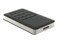 Delock 42594 - Box esterno SSD - M.2 - SATA - 5 Gbit/s - Collegamento del dispositivo USB - Nero - A