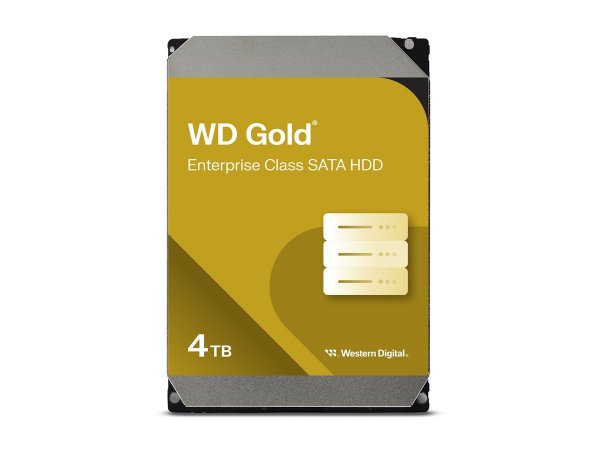 WD Gold 4TB SATA 256MB 3.5" - Disco a stato solido - Serial ATA