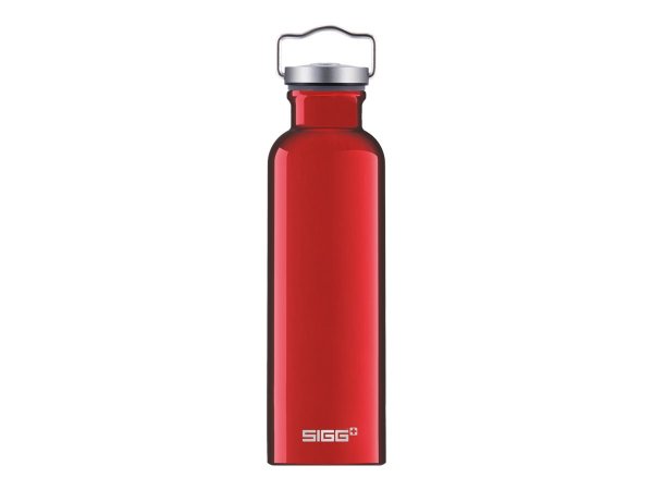SIGG Trinkflasche 0,75l rot - 750 ml - Tägliche Nutzung - Rot - Aluminium - Schraubdeckel - 243 mm