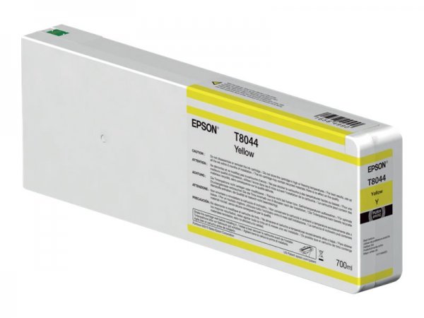 Epson Singlepack Yellow T804400 UltraChrome HDX/HD 700ml - Inchiostro a base di pigmento - 700 ml -