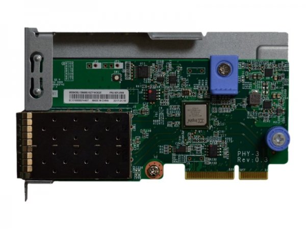 Lenovo 7ZT7A00546 - Interno - Cablato - PCI Express - Fibra - 10000 Mbit/s - Verde - Metallico