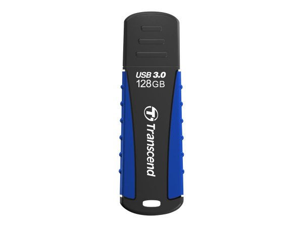 Transcend JetFlash 810 - 128 GB - USB tipo A - 3.2 Gen 1 (3.1 Gen 1) - Cuffia - 12,9 g - Nero - Blu
