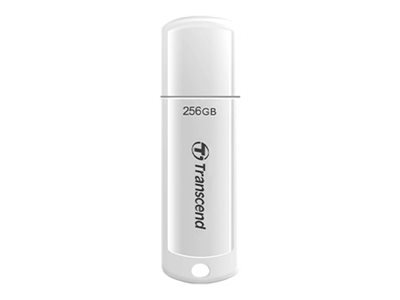 Transcend JetFlash 730 - 256 GB - USB tipo A - 3.2 Gen 1 (3.1 Gen 1) - Cuffia - 9 g - Bianco