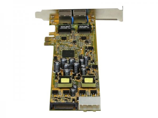 StarTech.com Adattatore scheda di rete PCIe Ethernet Gigabit PCI Express a due porte - PoE/PSE - Int