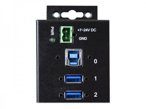 StarTech.com HUB Industriale USB 3.0 a 10 porte - Perno e concentratore USB 3.0 con ESD e protezione