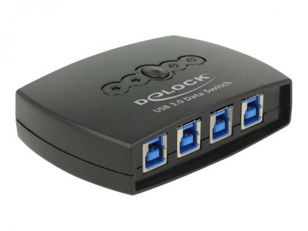 Delock USB 3.0 Sharing Switch 4 - 1 - USB-Umschalter für die gemeinsame Nutzung von Peripheriegeräte