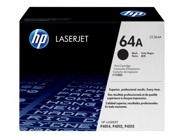 HP Cartuccia Toner originale nero LaserJet 64A - 10000 pagine - Nero - 1 pz