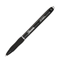 Sharpie S-Gel - Retractable gel pen - Black - Black - Medium - 0.7 mm - Blister