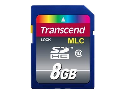 Transcend 8GB SDHC Class 10 - 8 GB - SDHC - Classe 10 - 20 MB/s - 10 MB/s