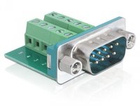 Delock Serial adapter - 10 pin terminal block (M) to DB-9 (M)