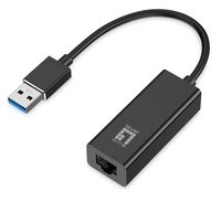 LevelOne USB-0401 - Cablato - RJ-45 - USB - 1000 Mbit/s - Nero