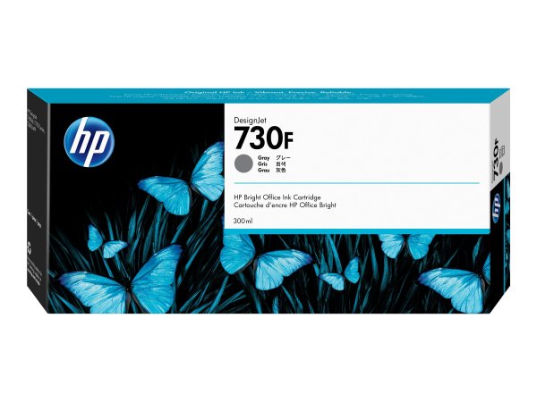 HP Cartuccia di inchiostro grigio DesignJet 730F da 300 ml - Resa elevata (XL) - Inchiostro colorato