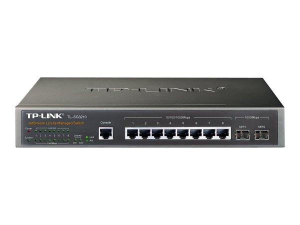 TP-LINK TL-SG3210 - Gestito - L2/L3 - Gigabit Ethernet (10/100/1000) - Montaggio rack - 1U