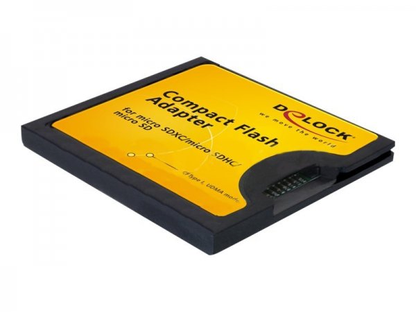 Delock Compact Flash Adapter - Card adapter (microSD, microSDHC, microSDXC)