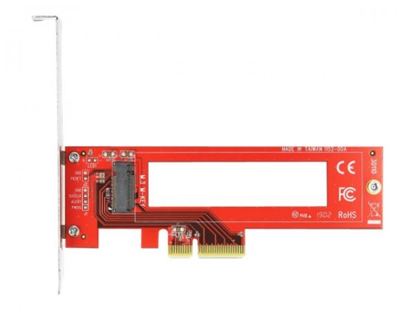 Delock 90401 - PCIe - M.3 - PCI 3.0 - Rosso