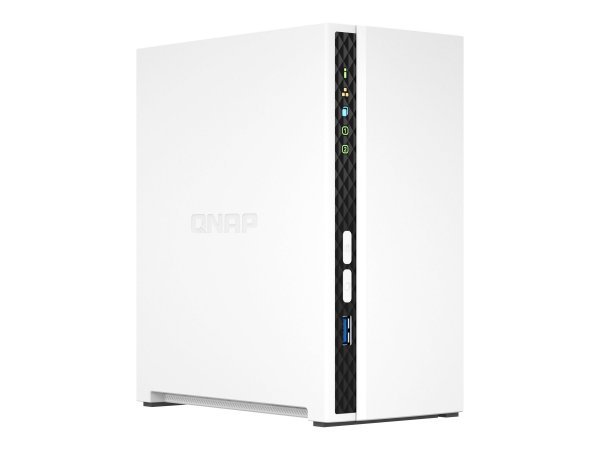 QNAP TS-233 - NAS - Mini Tower - ARM - Cortex-A55 - Bianco