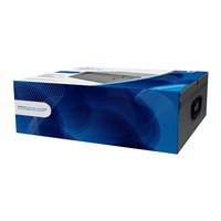 MEDIARANGE BOX77 - Valigetta rigida - 500 dischi - Argento - Tessuto felpato - Plastica - Legno - 12