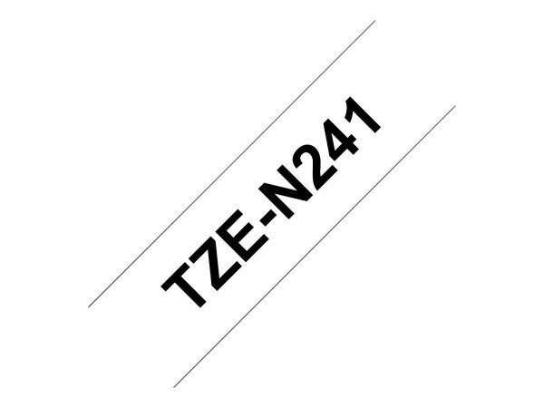 Brother TZe-N241 - Black on white