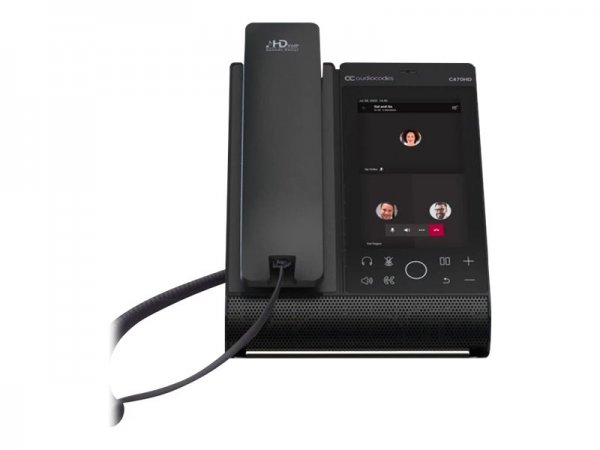 AudioCodes C470HD - IP Phone - Nero - Cornetta cablata - Scrivania - Android - TFT