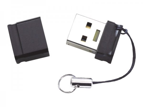 Intenso Slim Line - 64 GB - USB tipo A - 3.2 Gen 1 (3.1 Gen 1) - 100 MB/s - Cuffia - Nero