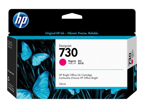 HP Cartuccia di inchiostro magenta DesignJet 730 da 130 ml - Resa standard - Inchiostro colorato - 1