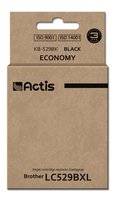 Actis KB-529BK black ink cartridge for Brother printer replaces LC529Bk - Compatible - Ink Cartridge