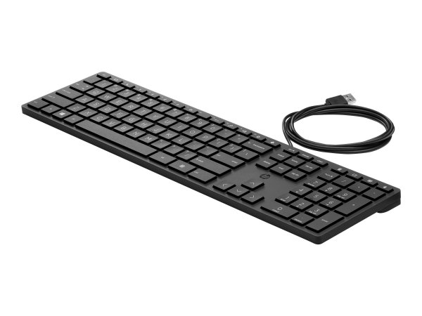 HP Tastiera Wired Desktop 320K - Full-size (100%) - USB - Interruttore a chiave meccanica - QWERTY -