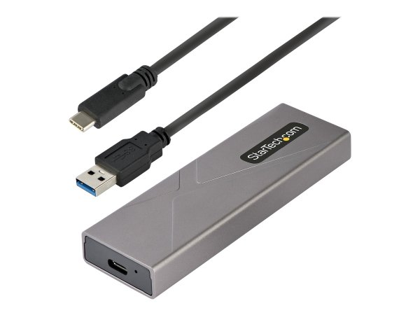 StarTech.com Box SSD M2 NVME - Adattatore USB-C 10Gbps a M.2 NVMe/SATA - Case Esterno USB-C (3.0/3.1