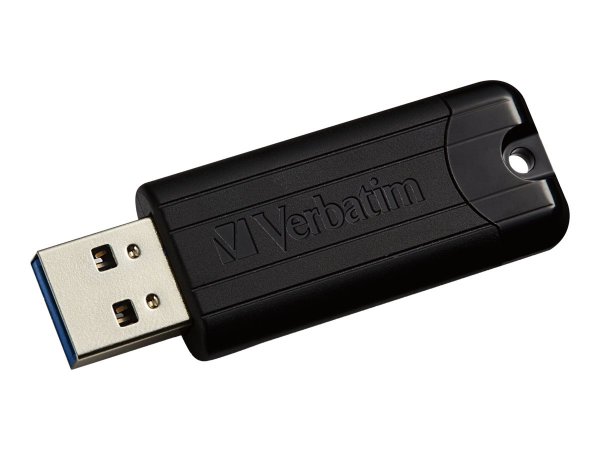 Verbatim PinStripe 3.0 - Memoria USB 3.0 da 64 GB ? - Nero - 64 GB - USB tipo A - 3.2 Gen 1 (3.1 Gen